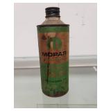 Empty Mopar Automobile Polish Bottle