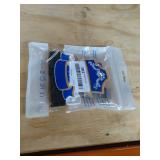 [4 Pack] Bands Compatible with Fitbit Versa 2, Fitbit Versa, Versa Lite/SE, Assorted Soft Silicone Patterned Wristbands, Black/Wine Red/White/Grey, Small