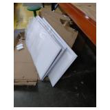 4 pack-Metalux RT24FP Integrated LED White Flat Panel Troffer Light Fixture, 2