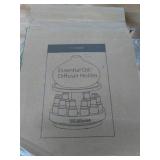 TJ.MOREE Bamboo Diffuser Holder Carousel- 2 Tier Height Increase Rack with Upper Tray for Holding Diffuser, for 5ml, 10ml, 15ml, 20ml Essential Oils Bottles