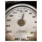 Conair - Thinner Extra-Large Dial Analog Precision Scale - Black