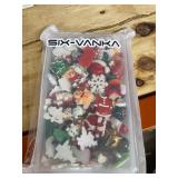 WILLBOND 50 Pieces Flat Back Buttons Christmas Resin Flatback Resin Button Craft Embellishments for DIY Crafts Making Scrapbooking Decoration