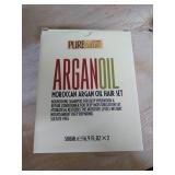 Moroccan Argan Oil Shampoo and Conditioner SLS Sulfate Free Gift Set - Best for Damaged, Dry, Curly or Frizzy Hair - Thickening for Fine / Thin Hair, Safe for Color and Keratin Treated Hair
