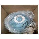 UCAREAIR Humidifiers Waterless Auto-Off - Cool Mist Humidifiers Quiet, Humidifiers for Baby Mist High Low Mist, Humidifiers for Bedroom Kids, Nursery, Night Light, 2L, Filterless, ETL Approved