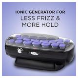 INFINITIPRO BY CONAIR Ceramic Flocked Hot Roller Set with Cord Reel and 20 Hair Rollers, 1 Count