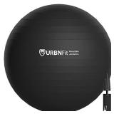 ï»¿ï»¿URBNFIT Exercise Ball - Yoga Ball in Multiple Sizes for Workout, Pregnancy, Stability - Anti-Burst Swiss Balance Ball w/ Quick Pump - Fitness Ball Chair for Office, Home, Gym