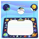 Betheaces Magic Doodle Drawing Mat - Extra Large Water Drawing Mat Toddler Toys Coloring Painting Mat Educational Toys Xmas Gifts for Kids Toddlers Girls Boys Age 3 4 5 6 7 8 Year Old, 40 x 28 Inches