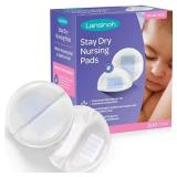 Lansinoh Stay Dry Disposable Nursing Pads for Breastfeeding, 200 Count (Pack of 1)