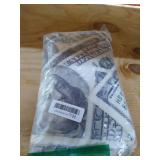 Fleece Blanket, Lightweight Soft Cozy Fuzzy Bed Blanket Throw Polyester 100 Dollar Bill Money Pattern Decorative Blanket for Sofa Couch Bed Chair (39 x 59 Inches)