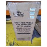 Regalo Easy StepÂ® Extra Tall Walk Thru Baby Gate, Includes 4-Inch Extension Kit, 4 Pack of Pressure Mount Kit and 4 Pack Wall Cups and Mounting Kit