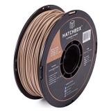 HATCHBOX 3D Printer Filament, Dimensional Accuracy +/- 0.03mm, 3.00 mm, 1 kg Spool, Wood