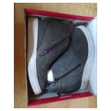 DREAM PAIRS Womenâs Grey Casual Platform Wedge Sneaker Booties Size 8 M US Wedge-Snkr-2