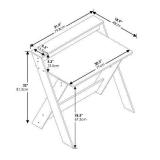 FURINNO Simplistic Criss-Crossed Home Office Study Desk