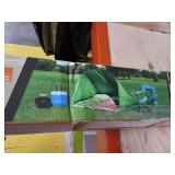 WallUp! The Instant Outdoor, Weather-Resistant, Durable, UV-Treated Flag Cloth Privacy Screen, Divider, Enclosure, Shelter, 6-feet High by 12-feet Wide, Black