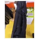 WallUp! The Instant Outdoor, Weather-Resistant, Durable, UV-Treated Flag Cloth Privacy Screen, Divider, Enclosure, Shelter, 6-feet High by 12-feet Wide, Black