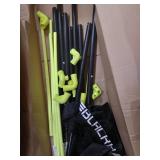 Franklin Sports Portable Soccer Goal - Kids Backyard Soccer Net - 6 x 4 Foot - All-Weather, Durable, Easy Storage - Blackhawk Goal