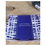 Blue Curtain Lights - 10Ft 300 Christmas Decoration Lights - 8 Modes Steady/Flickering Lights - Spooky Christmas Lights for Dress up Your Home, Mantel, Porch, Garden or Yard, Outside Entryway