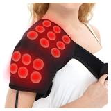 UTK Jade Infrared Rotator Cuff Heating Pad for Shoulders Pain Relief, Heated Shoulder Brace for Keep Shoulders Health, Physical Therapy, EMF Free, Auto Shut Off and Smart Controller