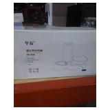 MILIFUN Double Dog Cat Bowls Pets Water and Food Bowl Set, Cat Bowls Food and Water with Automatic Waterer Bottle for Small or Medium Size Dogs Cats (White)