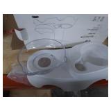 MILIFUN Double Dog Cat Bowls Pets Water and Food Bowl Set, Cat Bowls Food and Water with Automatic Waterer Bottle for Small or Medium Size Dogs Cats (White)