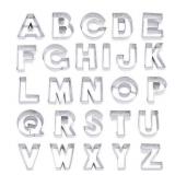 R & M 26-Piece Alphabet Cookie Cutter Set