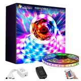 LED Strip Lights for Bedroom, CT CAPETRONIX 16.4ft RGB Color Changing Flexible Light Strips Kit with 24key IR Remote, 150 SMD5050 LEDs Tape Lights Ideal for Living Room, Kitchen, Bar Decoration