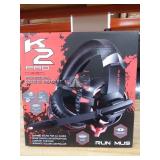 RUNMUS Stereo Gaming Headset for PS4, Xbox One, PC, Mobile, Noise Canceling Over Ear Headphone with Mic and LED Light