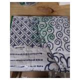 Lush Decor Monique Throw, 50 x 60-inch, Blue, 50 by 60