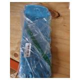 Boon Non-Slip Textured Baby Bathtub Mat with Hanging Hook & Drain Holes, Ripple Blue