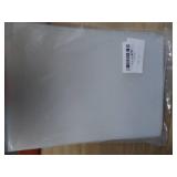 100 Pcs Clear Document Folder Project Pocket for US Letter / A4 Size - Transparent L-Type Plastic Folder