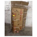 Sydney Queen Bed Antique Brushed Gold 2boxes no mattress