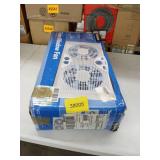 Holmes Dual 8" Blade Twin Window Fan with Manual Controls, 3 Speed Settings, White