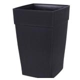 DCN Plastic N351236 Harmony Tall Planter, Black, 12 by 18-Inch