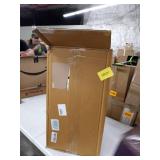 DCN Plastic N351236 Harmony Tall Planter, Black, 12 by 18-Inch