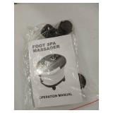 foot spa massager white and brown