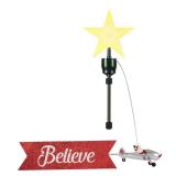 Mr. Christmas Animated Tree Topper- Biplane