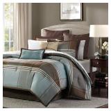 Madison Park Lincoln Square 8-Pc. Queen Comforter Set Bedding
