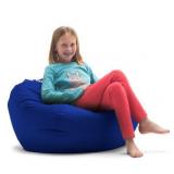 Big Joe Classic Beanbag for Kids, Blue Sapphire SmartMax Fabric