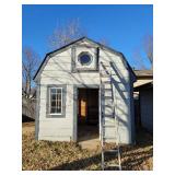 Contents of Shed (Like New Coleman Powermate 27 Gallon 5HP 115 Volt Air Compressor Located in Loft of Shed, must use a Ladder to Remove it from small front door in Loft-see pictures. SEE LIST OF OTHER