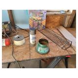 Contents of Shed (Like New Coleman Powermate 27 Gallon 5HP 115 Volt Air Compressor Located in Loft of Shed, must use a Ladder to Remove it from small front door in Loft-see pictures. SEE LIST OF OTHER