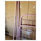 Twin Metal Bed Frame (head and footboard and rails)