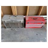 2 Metal Toolboxes with Contents