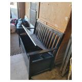 Garden Bench with Under seat Storage