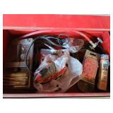 Waterloo Red Toolbox on Wheels with Contents