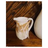 3 Ceramic Pitchers with Flowers