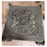 Iron Plant Stand with Faux Ivy Plant