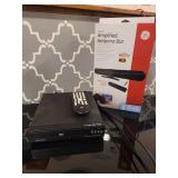 Magnavox DVD Player with Remote and GE Indoor Amplified Antenna Bar