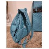 3 Pc Soft Luggage Set (Large Case 14x23 has a crack in the plastic handle see pics)