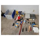 Painting Supplies with Tote Included (Rollers, Brushes, Sanding Blocks, Putty Knives, Paint Pans, and Tote Included)