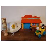 Fisher Price Western Town with Contents